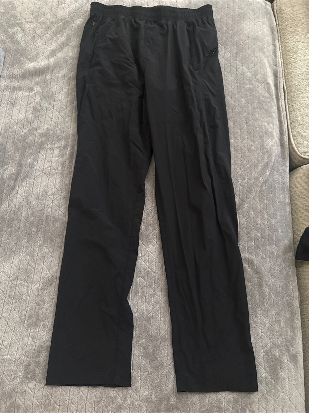Men's Black Lightweight Stretch Pants